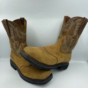 Ariat Men’s Work Steel Toe Sierra Wide Square Toe 9